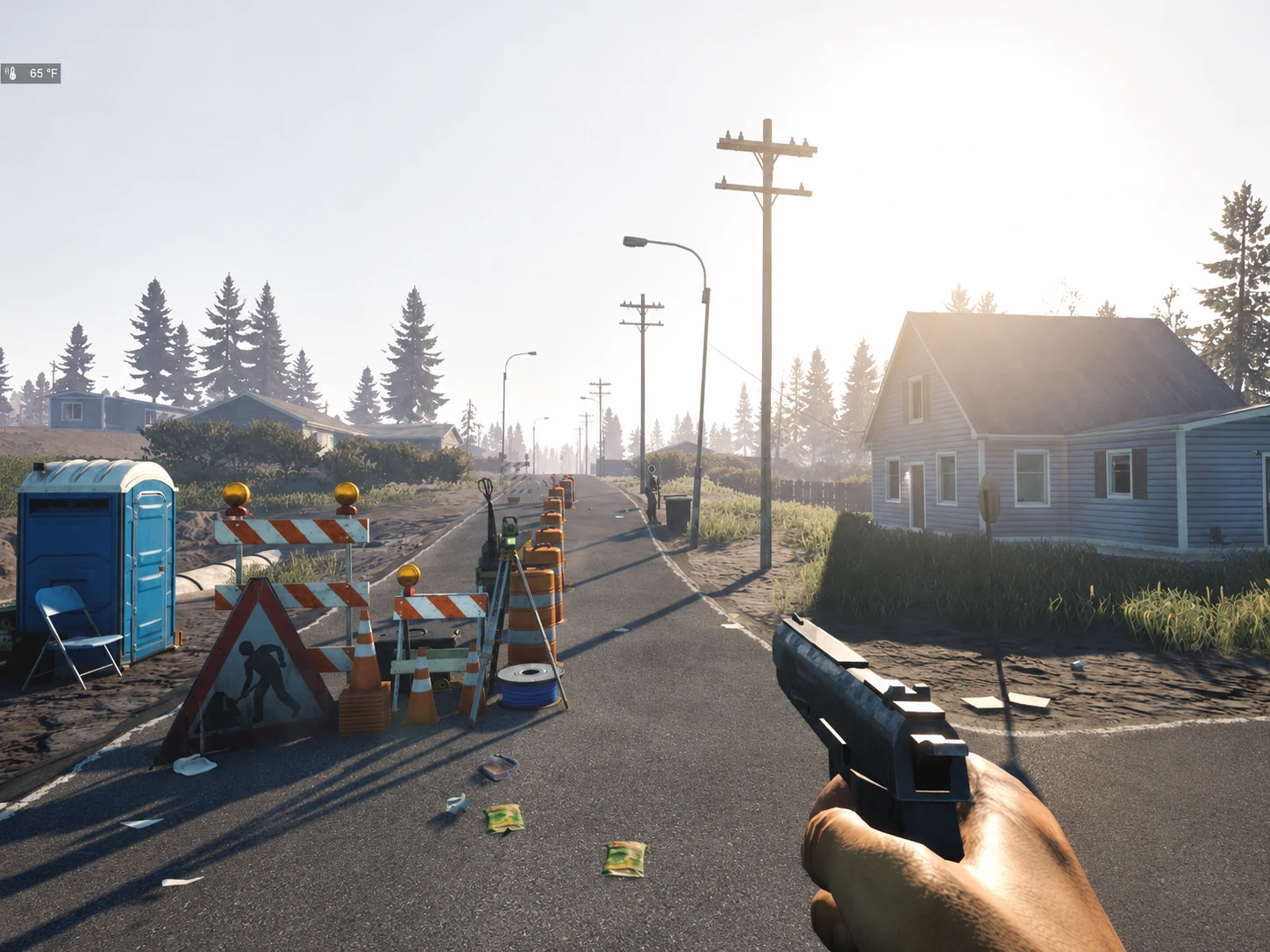 VEIN town road scene